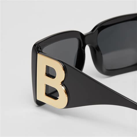 burberry b motif|B Motif Square Frame Sunglasses in Black .